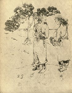 Teckning, 1936 av Paul Gauguin