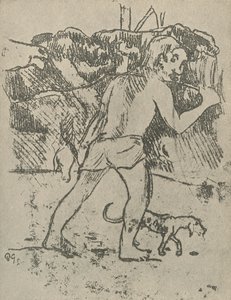 Teckning, 1936 av Paul Gauguin