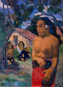 E Haere oe i hia (Vart är du på väg) av Paul Gauguin