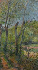 Franska:  Les Saules pilar av Paul Gauguin