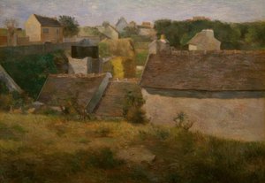 Hus i Vaugirard av Paul Gauguin