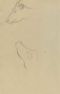 Chef för en ko [recto] av Paul Gauguin