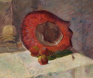 Den röda hatten av Paul Gauguin