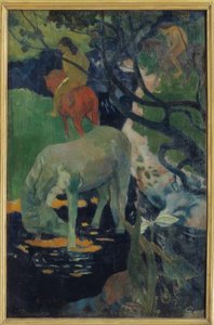 Den vita hästen av Paul Gauguin