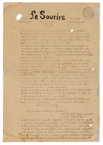 Le sourire: Journal sérieux, 13 oktober 1899 av Paul Gauguin
