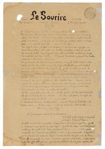 Le sourire: Journal sérieux, 13 oktober 1899 av Paul Gauguin