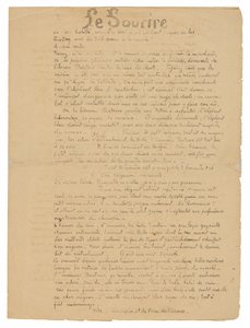 Le sourire: Journal sérieux, 19 september 1899 av Paul Gauguin
