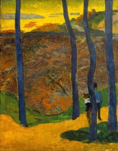 Blå träd av Paul Gauguin