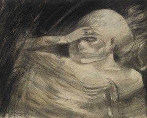 Madame La Mort, 1890-1891. av Paul Gauguin