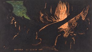 Mahna no Varua Ino Djävulen talar, 18941895. av Paul Gauguin