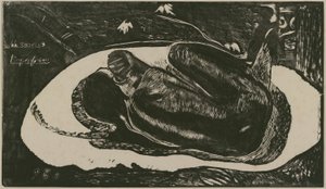 Manao Tupapau (Spirit of the Dead tittar på) av Paul Gauguin