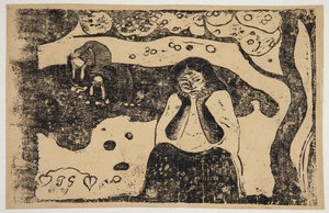 Mänskligt elände. av Paul Gauguin