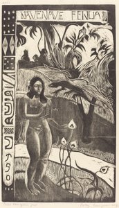 Nave Nave Fenua (Delightful Land) av Paul Gauguin