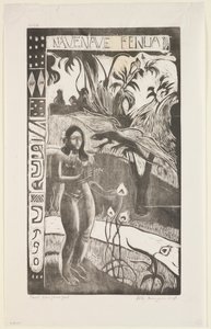 Nave Nave Fenua, från serien "Noa Noa" av Paul Gauguin