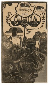Noa Noa (Doftande), från Noa Noa Suite av Paul Gauguin