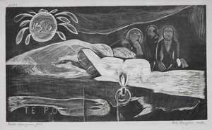 Just: evig natt, 1893-94. av Paul Gauguin