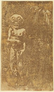 Oviri (vilden) [recto] av Paul Gauguin