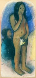 Tal av en ond ande av Paul Gauguin