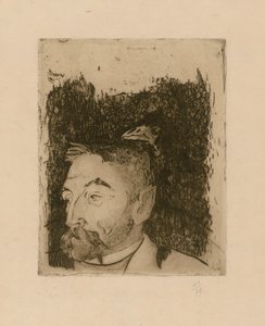 Porträtt av Stéphane Mallarmé av Paul Gauguin
