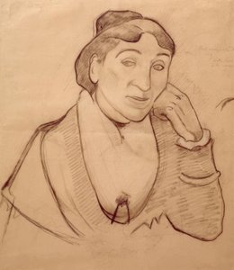 Porträtt av Arlesienne av Paul Gauguin