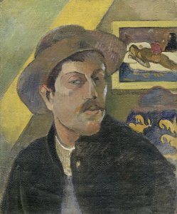 Porträtt av konstnären av Paul Gauguin