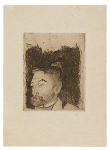 Porträtt av Stéphane Mallarmé av Paul Gauguin