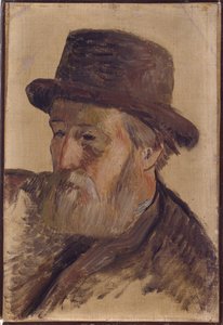 Porträtt av en man, ca 1880 (olja på duk) av Paul Gauguin