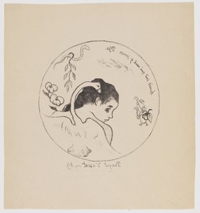 Basprojekt av Paul Gauguin