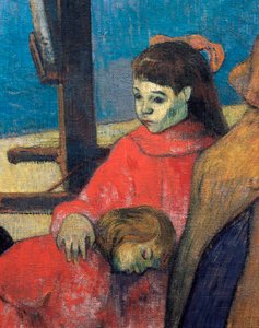 Schuffenecker-familjen (detalj) av Paul Gauguin