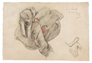 Sittande bretonsk kvinna av Paul Gauguin