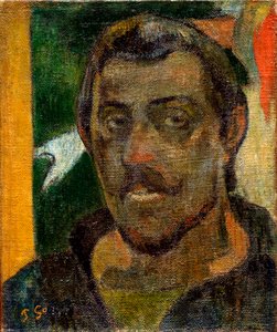 Självporträtt, 1890-1894. av Paul Gauguin