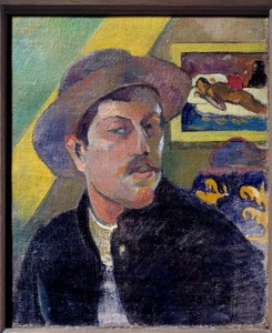 Självporträtt. Målning av Paul Gauguin (1848-1903) av Paul Gauguin