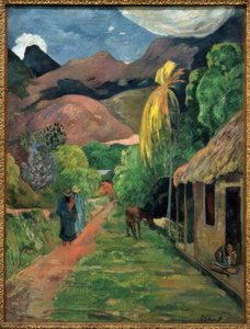 Vägen in i bergen av Paul Gauguin