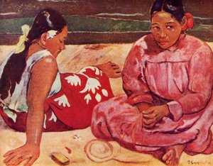 Tahitiska kvinnor, 1936 av Paul Gauguin