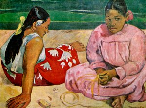 Tahitiska kvinnor på stranden, 1891 1939. av Paul Gauguin
