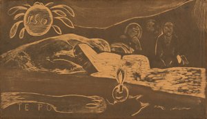 Te Po Den långa natten, 18941895. av Paul Gauguin