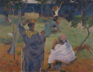 Mangoträden, Martinique av Paul Gauguin