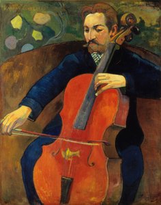 Der Violoncellist av Paul Gauguin