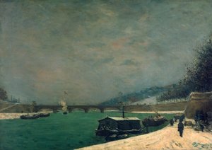 Seinen nära Pont de Jena, 1875. av Paul Gauguin
