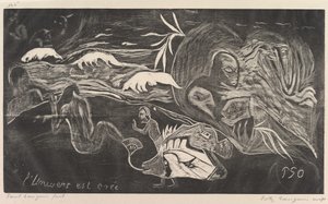Universum skapas Universum skapas, från Doft Noa Noa, 1893-94. av Paul Gauguin