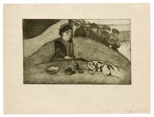 Kvinnan med fikon av Paul Gauguin