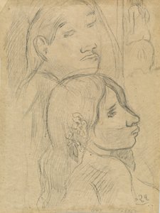 Två markiser [verso], ca. 1902. av Paul Gauguin