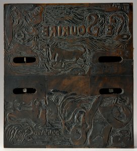 Två titelsidor för "Le Sourire" [tillbaka] av Paul Gauguin
