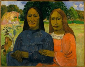 Två kvinnor av Paul Gauguin