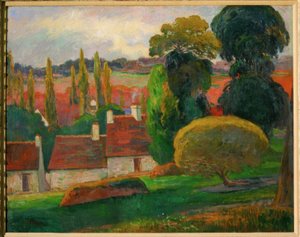 En gård i Bretagne av Paul Gauguin
