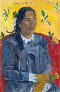 Kvinna av blomman Kvinna med en blomma. av Paul Gauguin