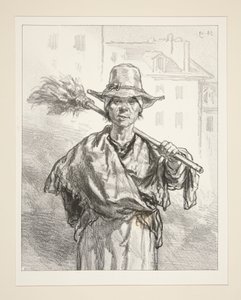 En figur i baletterna av Paul Gavarni