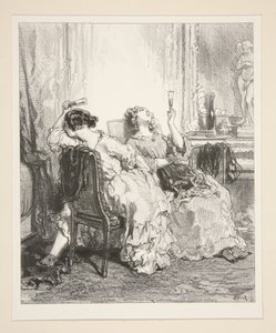 Ah! Madame Adolphe! Madame Adolphe... av Paul Gavarni