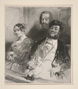 På Théâtre-Français... av Paul Gavarni