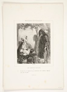 あなたの老後を慰める愛の名において、マダム、私に同情してください!スウェーデン語 av Paul Gavarni